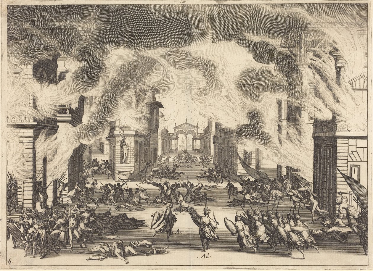 Il Solimano, V näytös tekijältä Jacques Callot