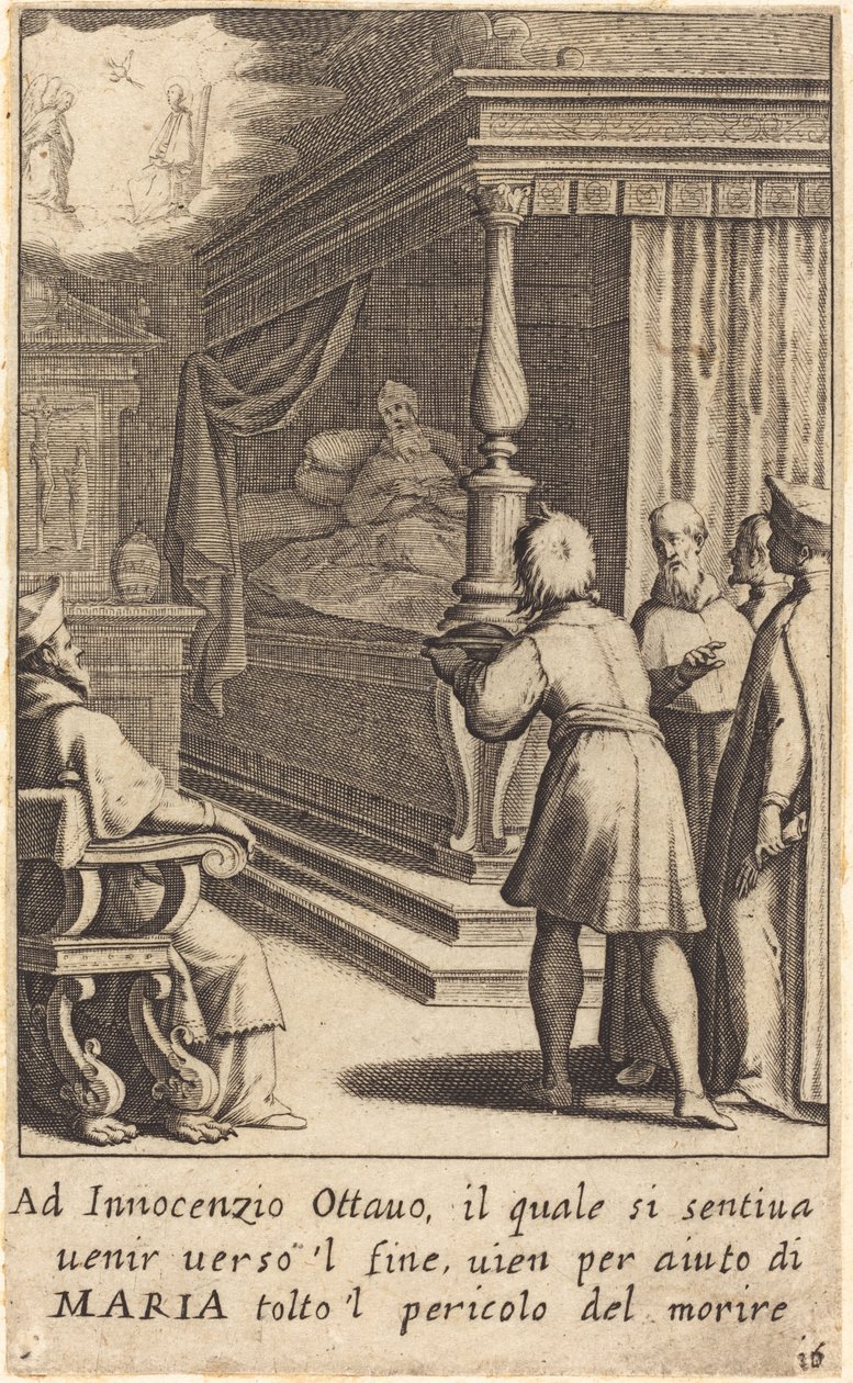 Innocent VIII tekijältä Jacques Callot