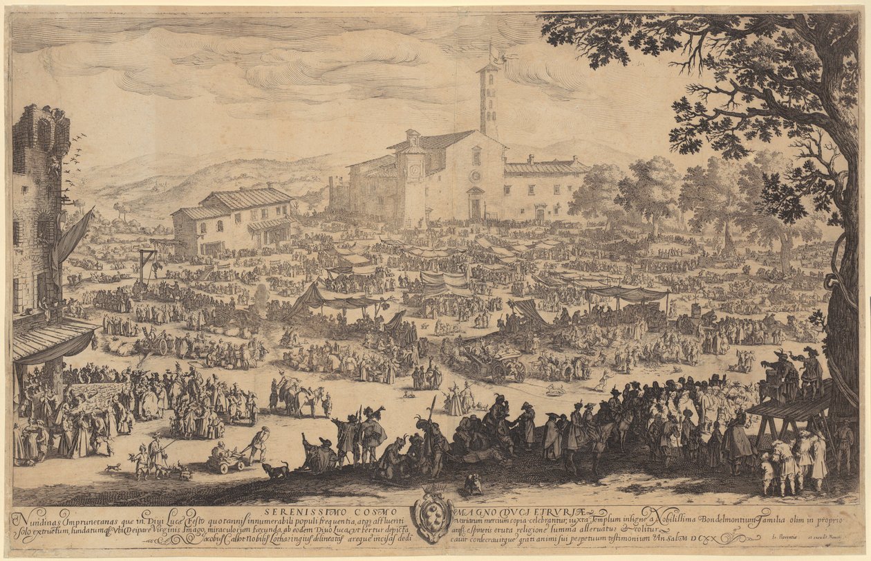 Imprunetan markkinat tekijältä Jacques Callot