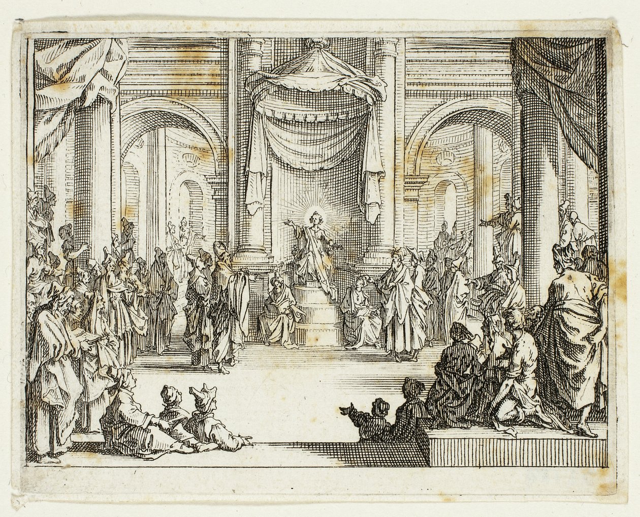 Jeesus lääkäreiden joukossa, Uudesta testamentista tekijältä Jacques Callot