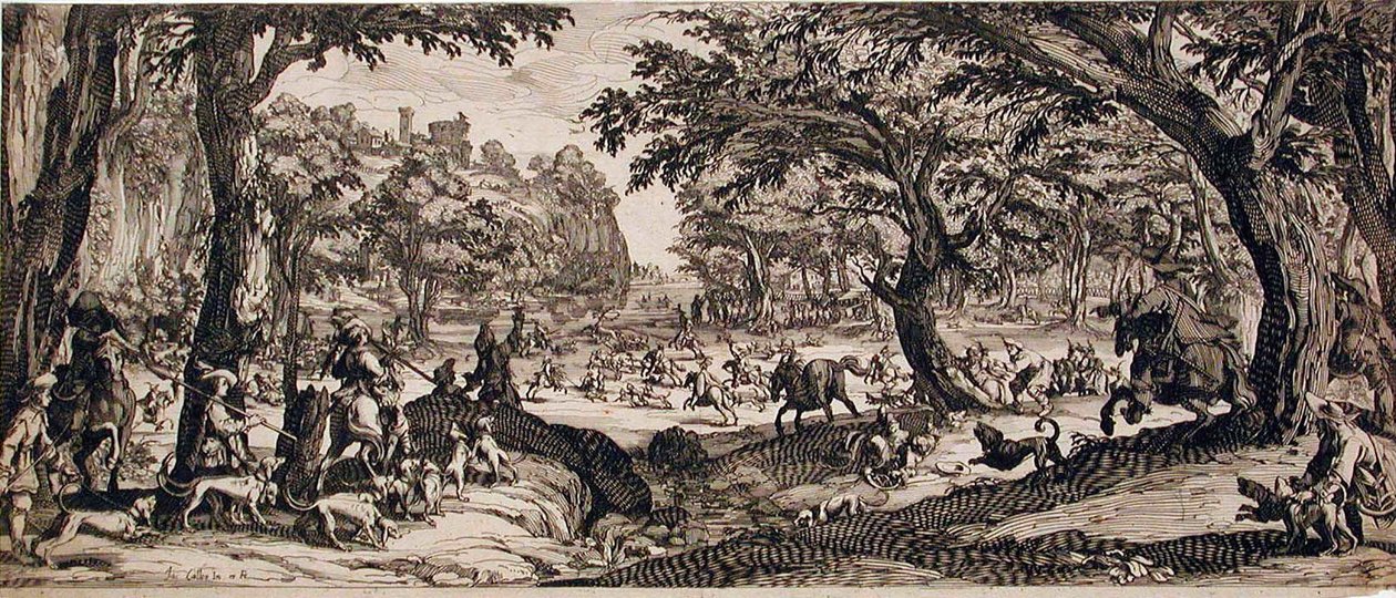 Suuri metsästys tekijältä Jacques Callot