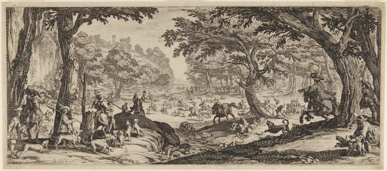 Suuri metsästys tekijältä Jacques Callot