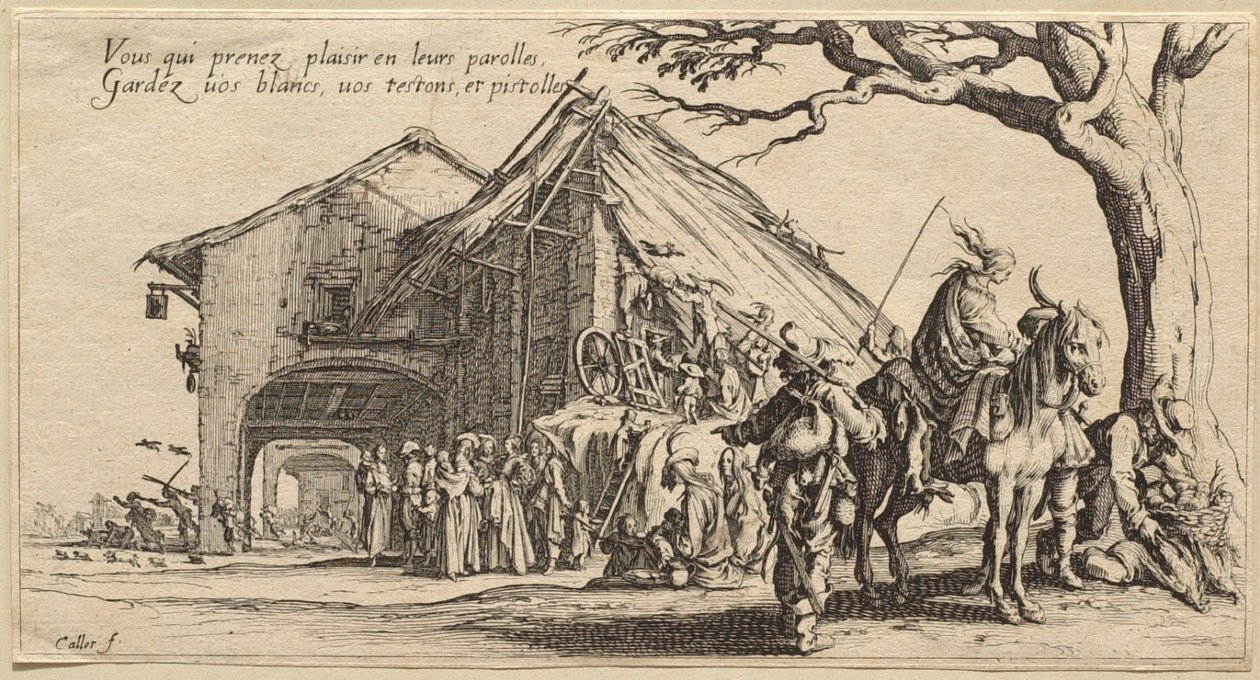 Mustalaisten levähdyspaikka: Ennustajat tekijältä Jacques Callot