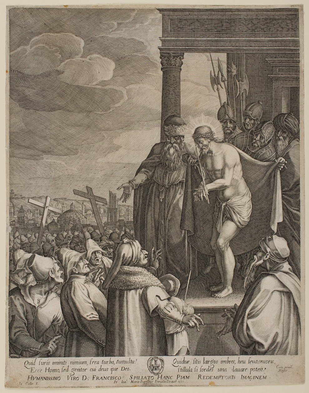Suuri Ecce Homo tekijältä Jacques Callot