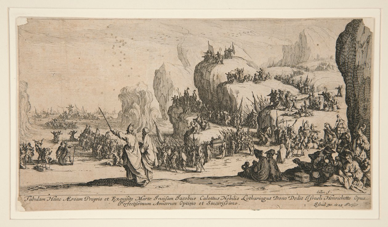 Punaisenmeren ylitys tekijältä Jacques Callot