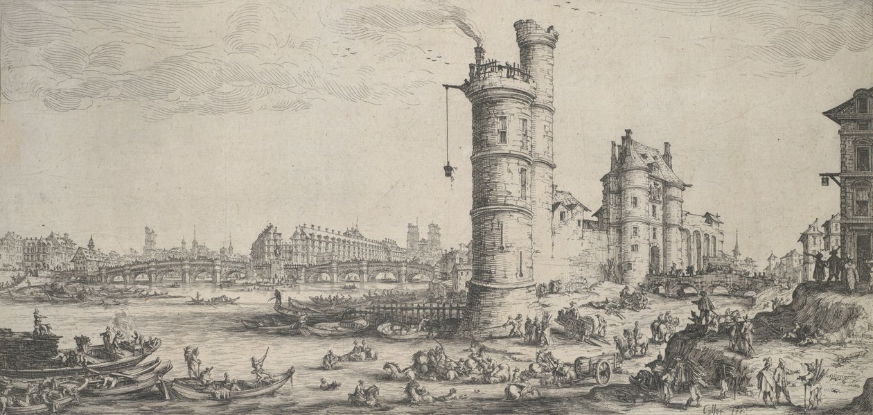 Pont Neuf tekijältä Jacques Callot