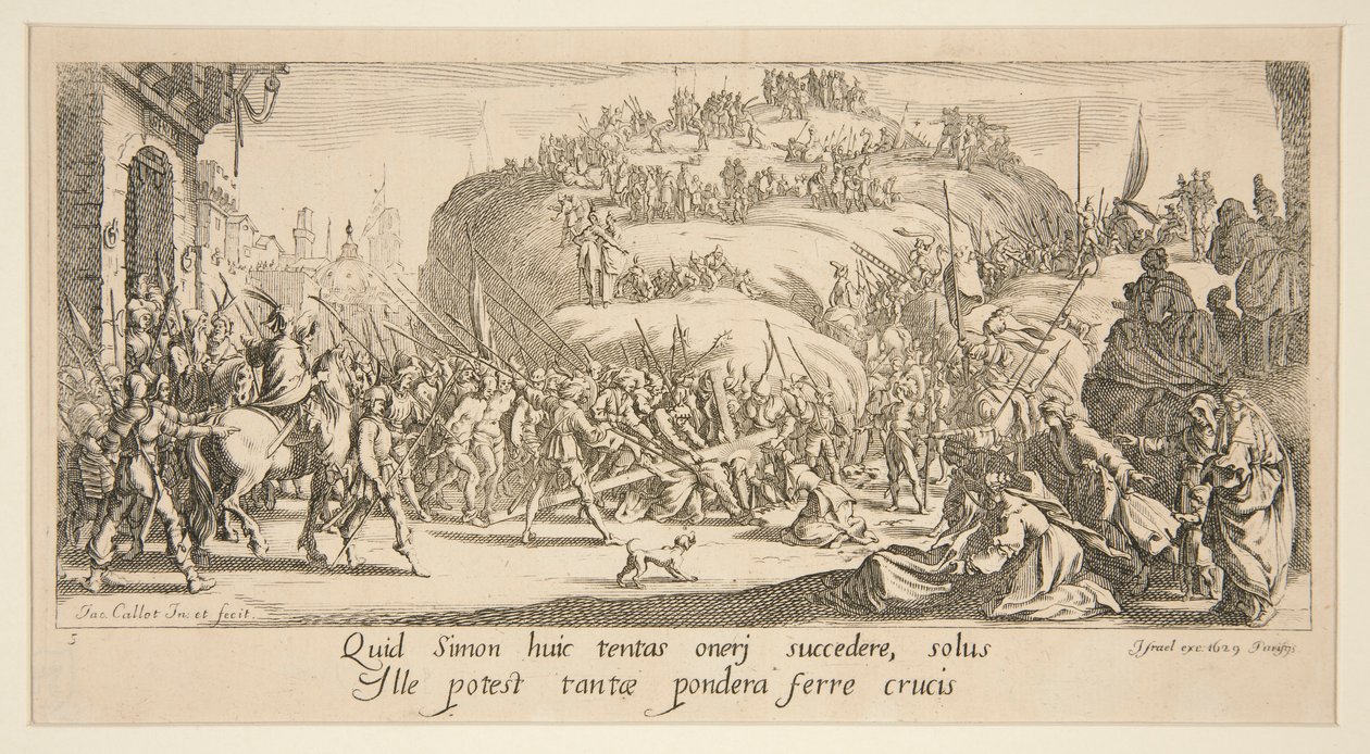 Ristin kantaminen, Suuresta kärsimyksestä tekijältä Jacques Callot