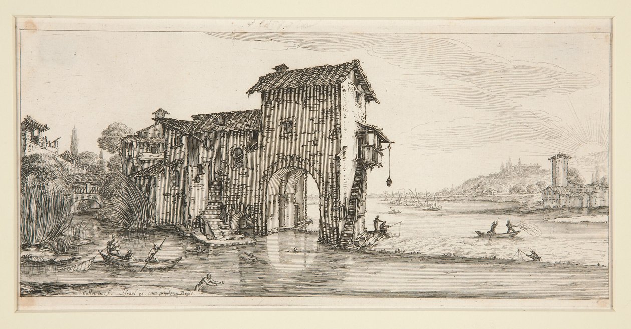 Vesimylly, sarjasta Maisemia Giovanni de