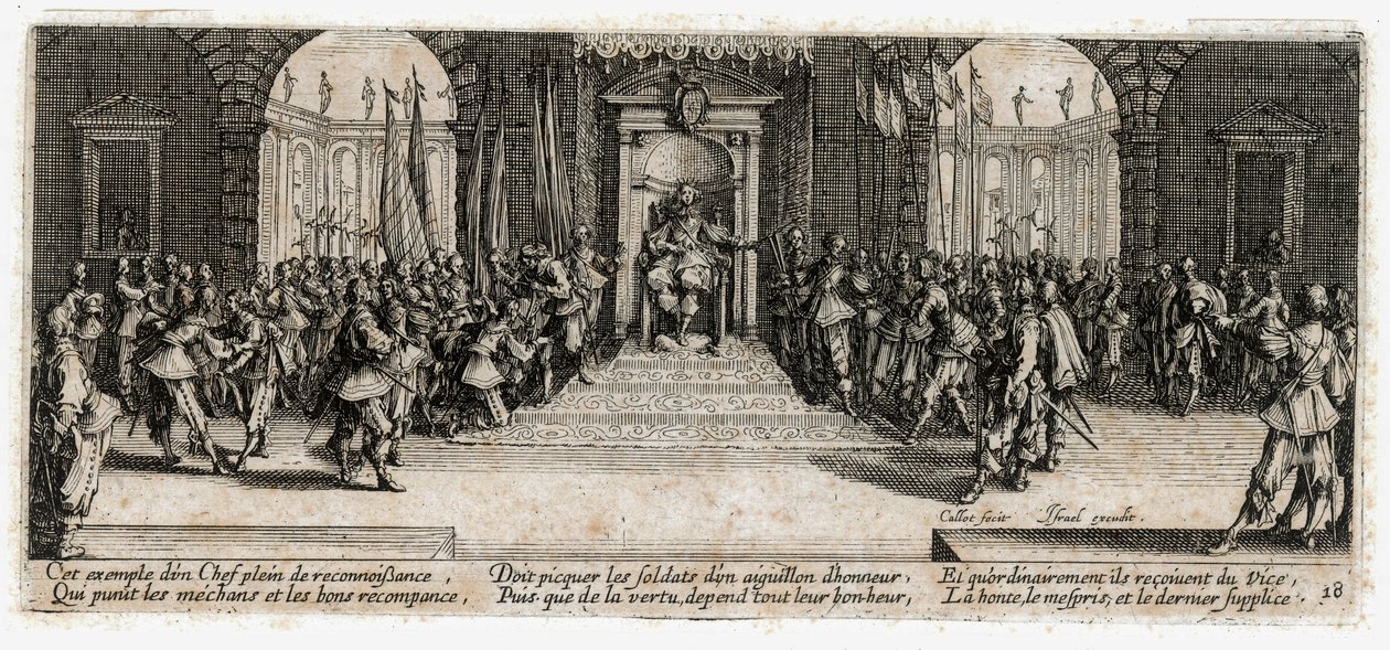 Sodan kurjuudet ja onnettomuudet ... (kaiverrus) tekijältä Jacques Callot