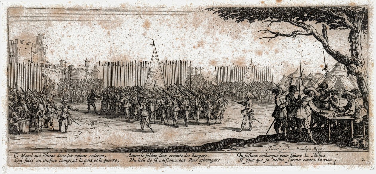 Sodan kurjuudet ja onnettomuudet ... (kaiverrus) tekijältä Jacques Callot