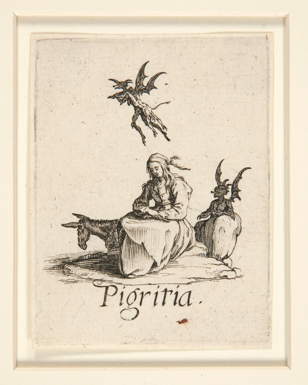 Seitsemän kuolemansyntiä: laiskuus tekijältä Jacques Callot