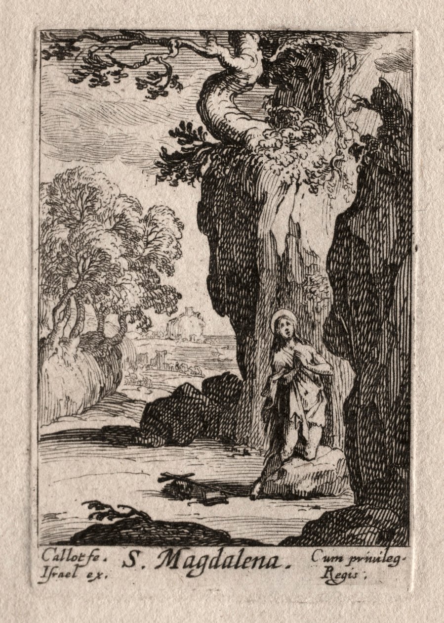 Katuvaiset: St. Madeleine katui. tekijältä Jacques Callot