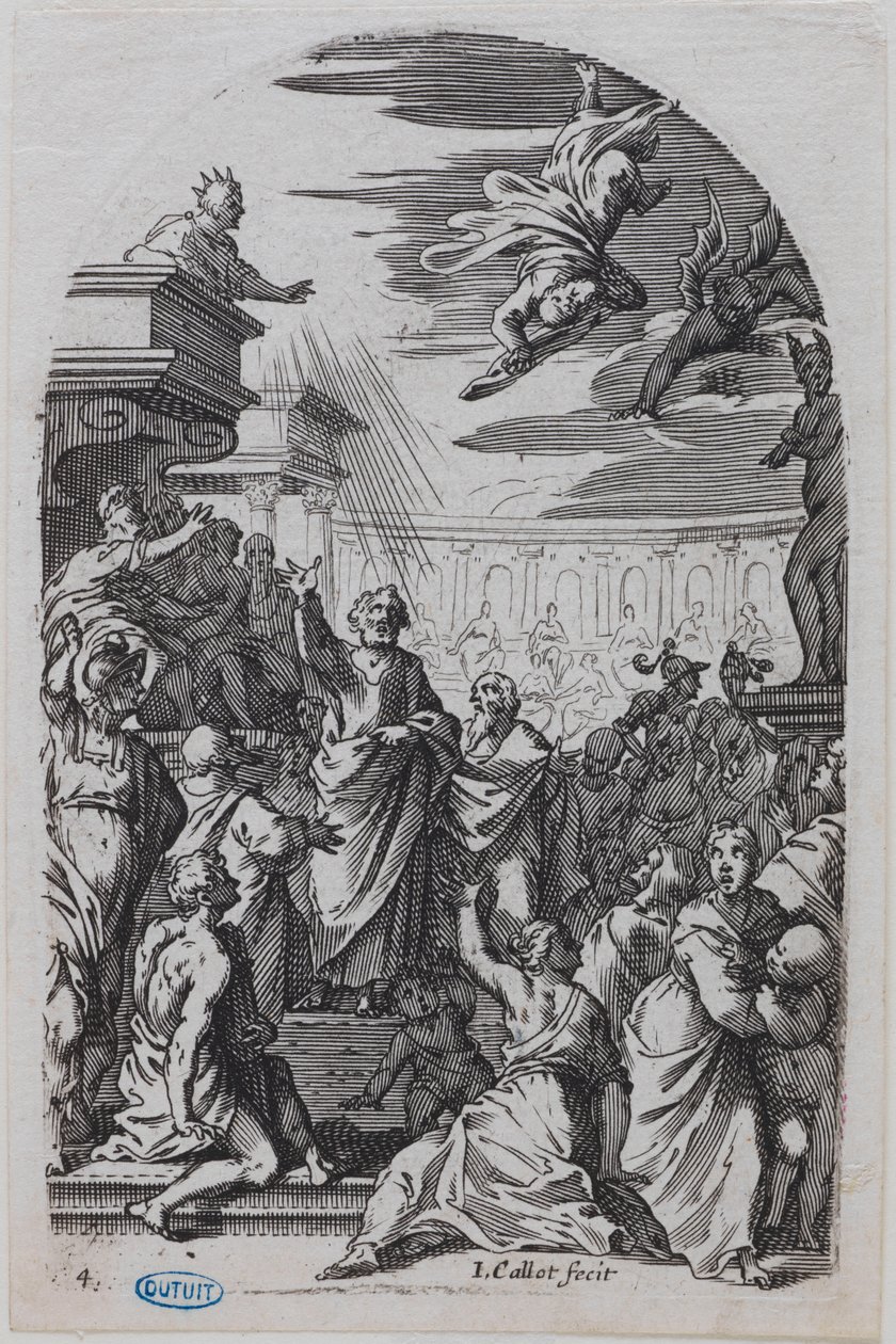 Rooman kuvat, Simon-noidan kukistuminen tekijältä Jacques Callot