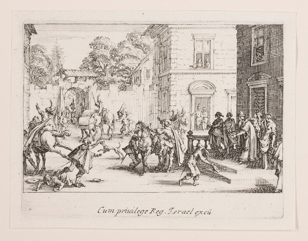 Les adieux (Jäähyväiset), sarjasta La vie de l tekijältä Jacques Callot