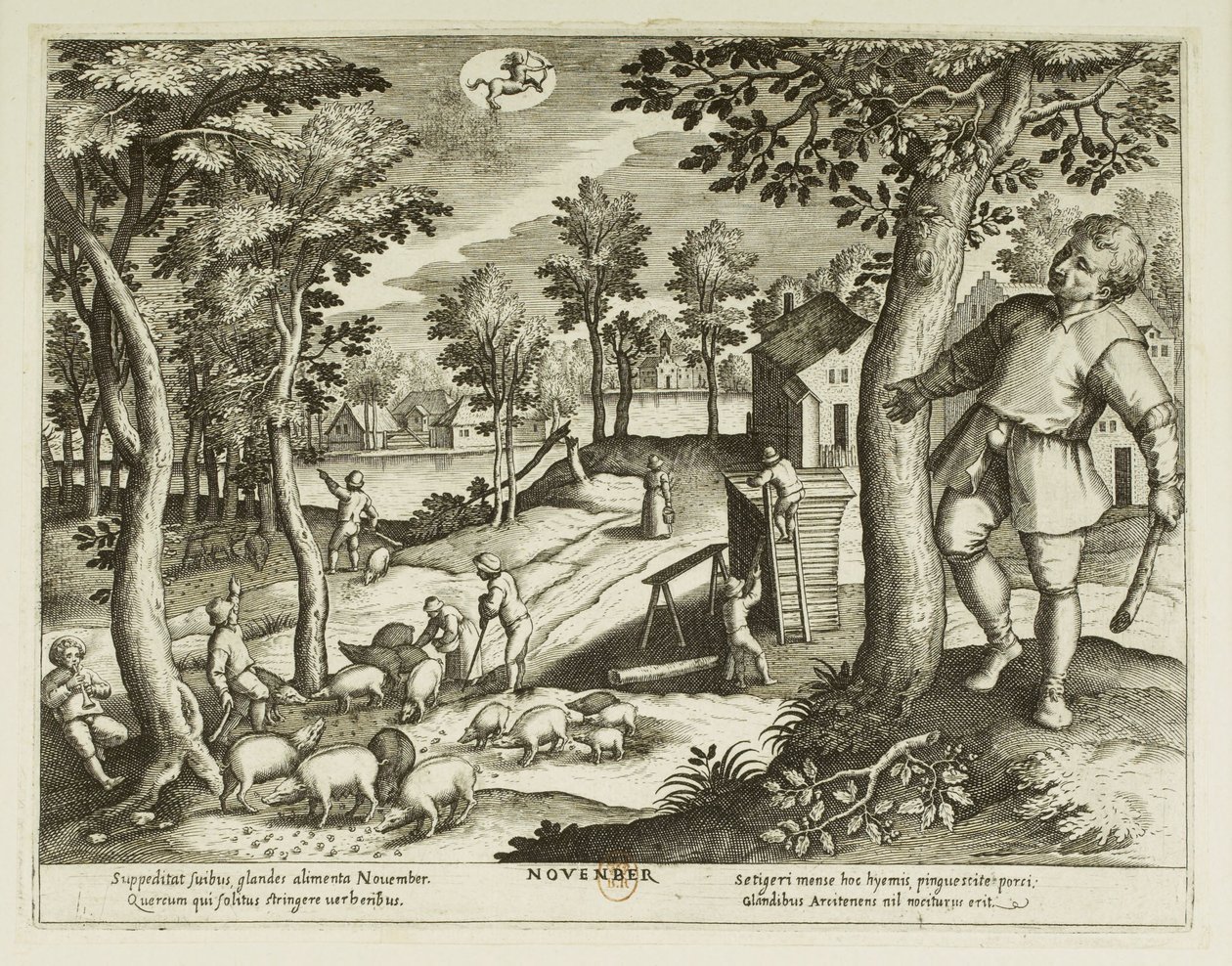 Kuukausia. 11, marraskuu tekijältä Jacques Callot