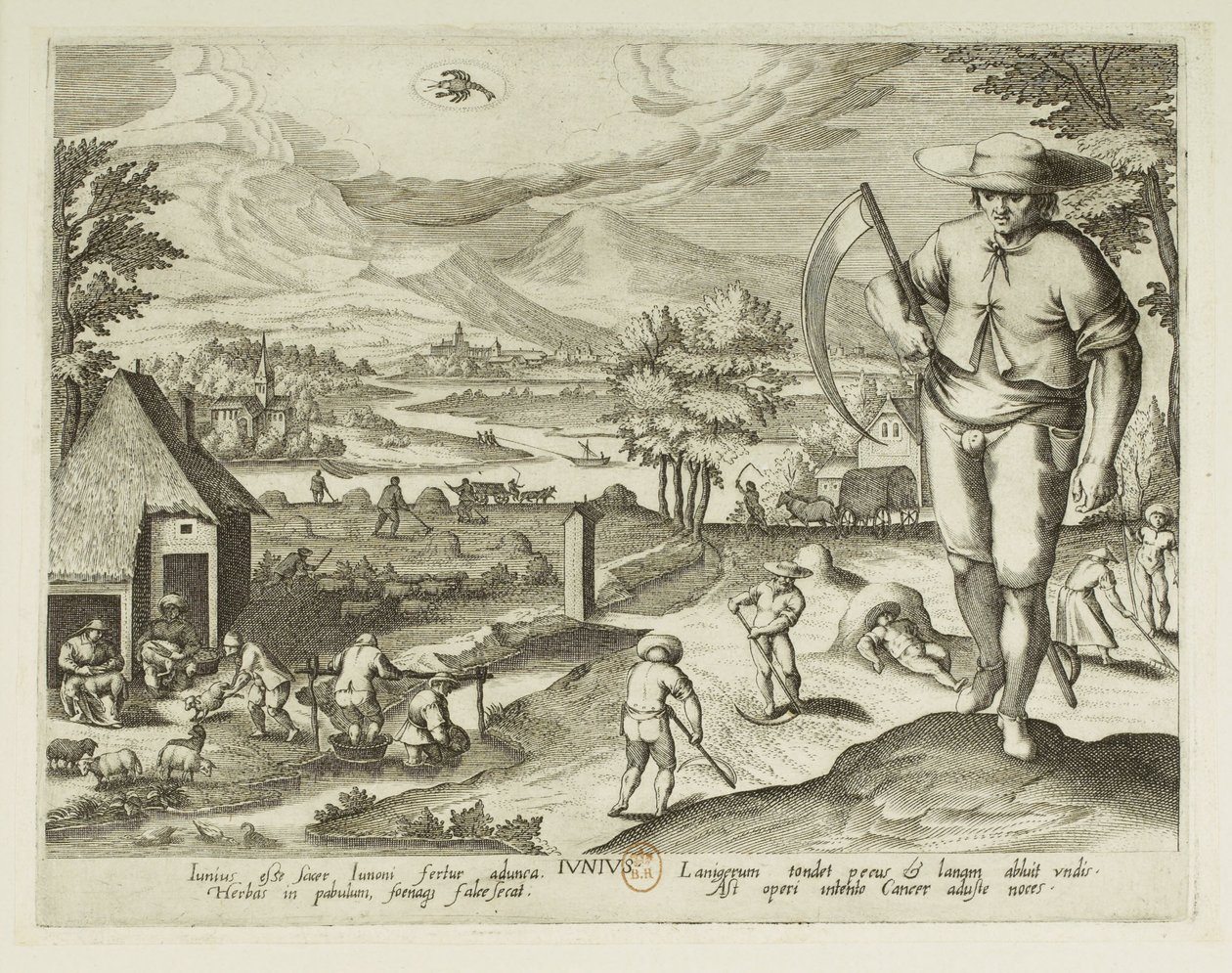 Kuukausi. 6, kesäkuu tekijältä Jacques Callot