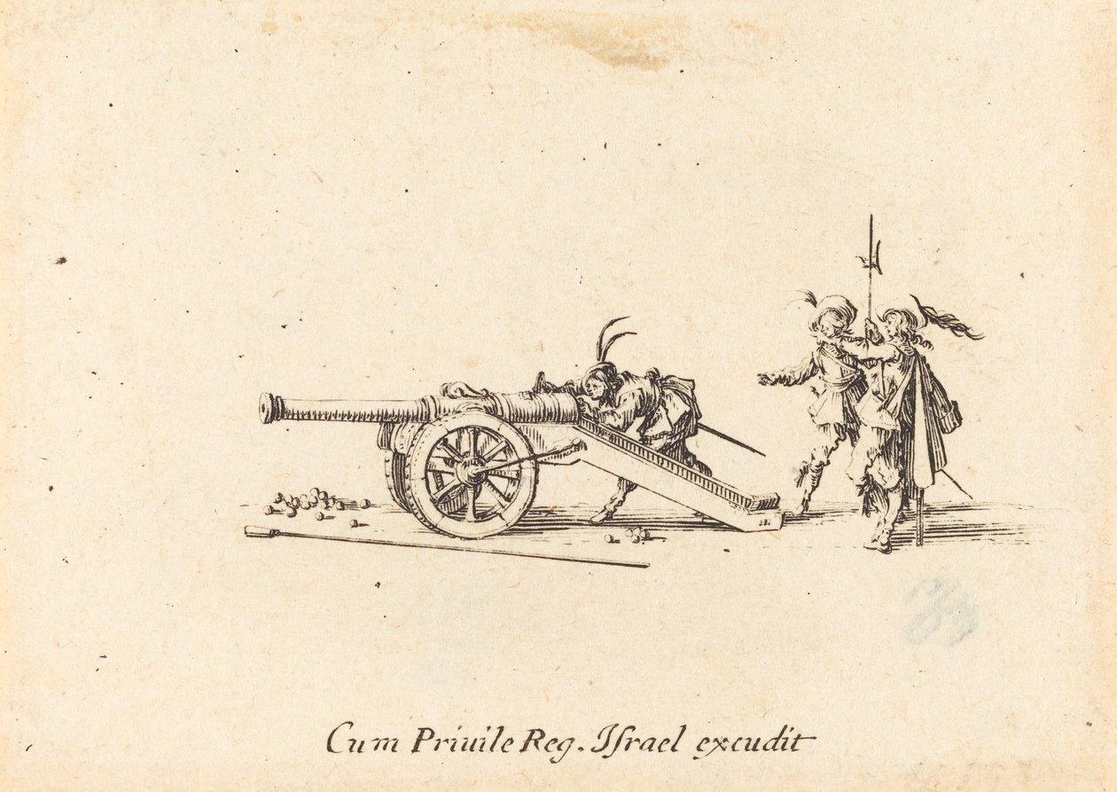 Ladataan tykkiä tekijältä Jacques Callot