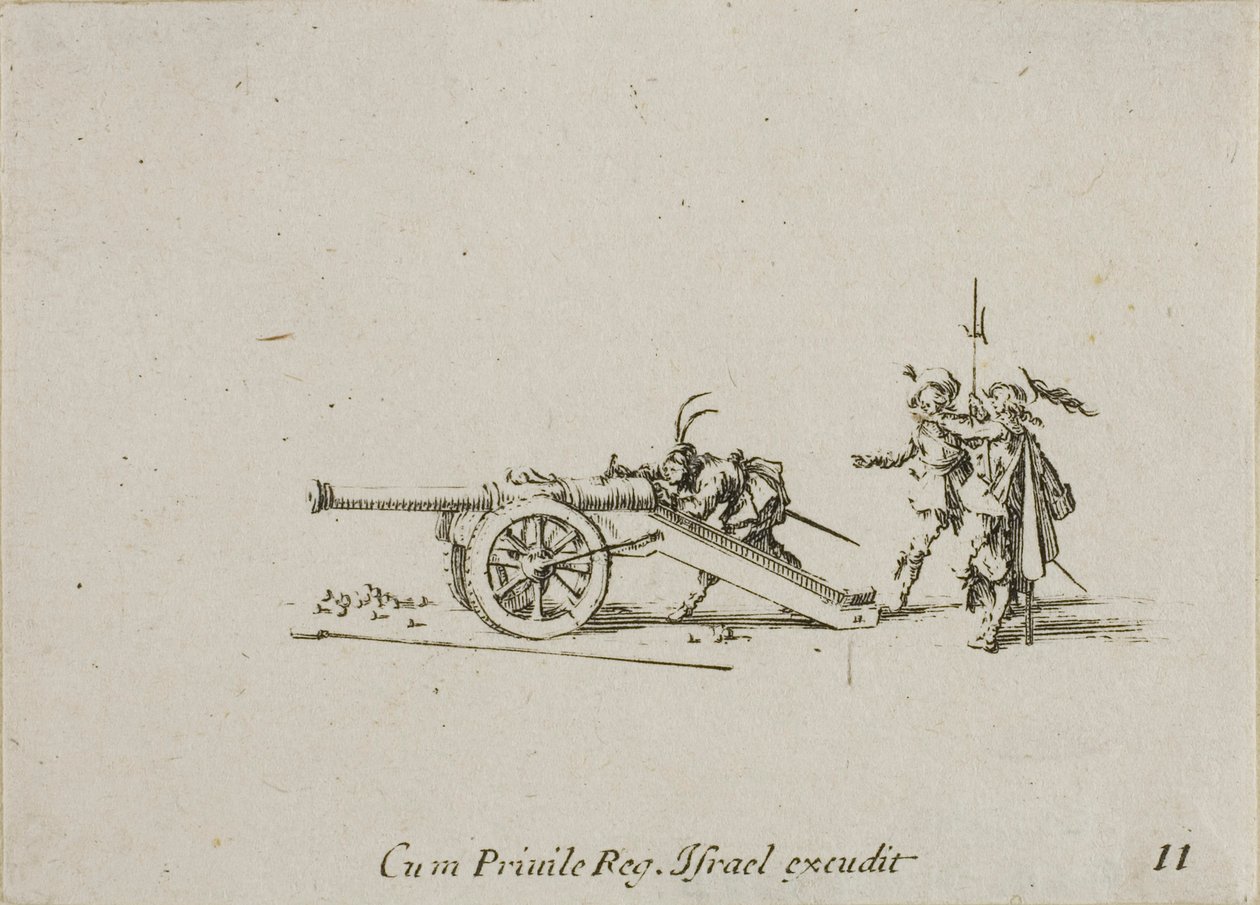 Ladataan Canonia, levy yksitoista sotilasharjoituksista tekijältä Jacques Callot