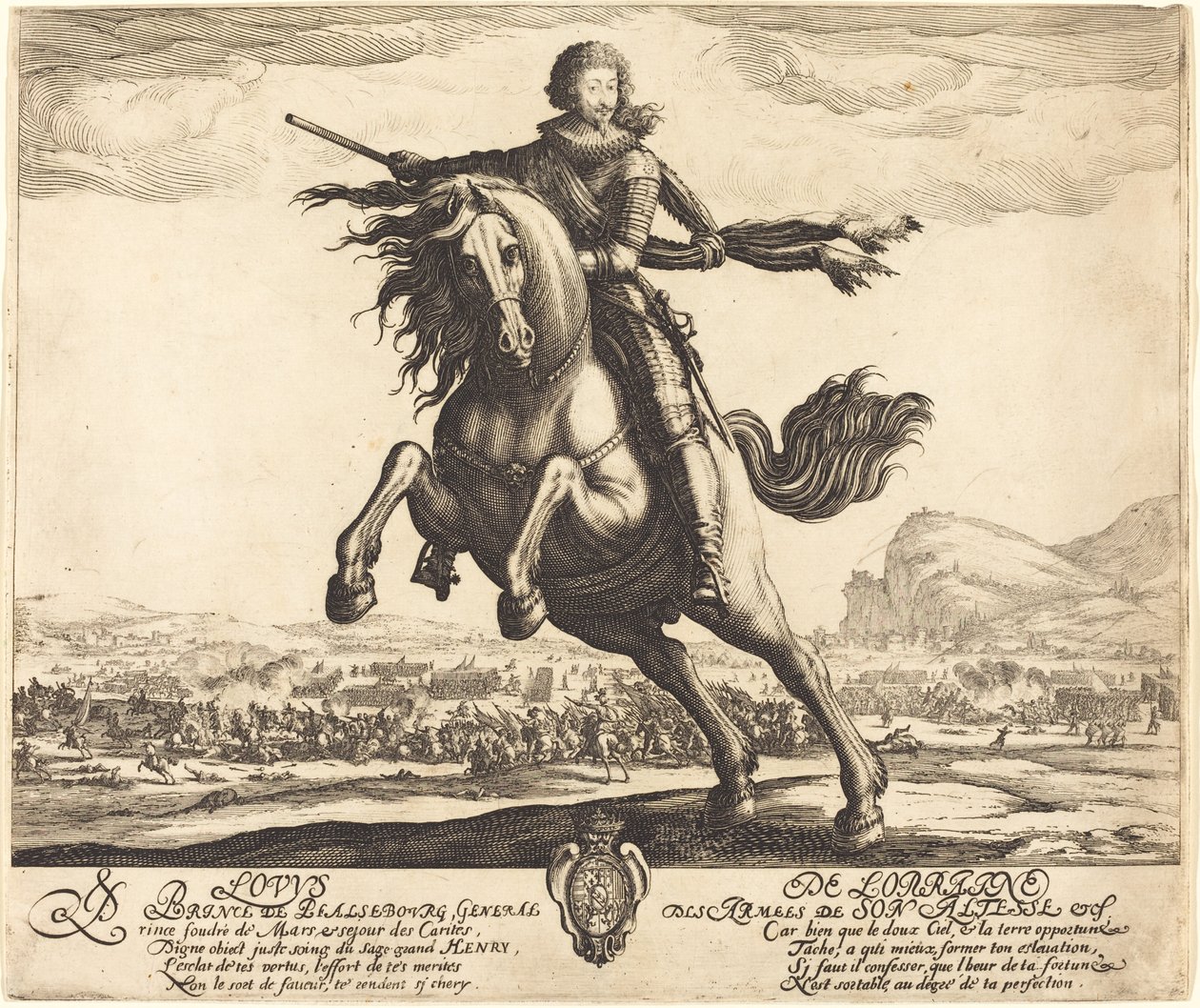 Louis Lorraine, Phalsbourgin prinssi tekijältä Jacques Callot