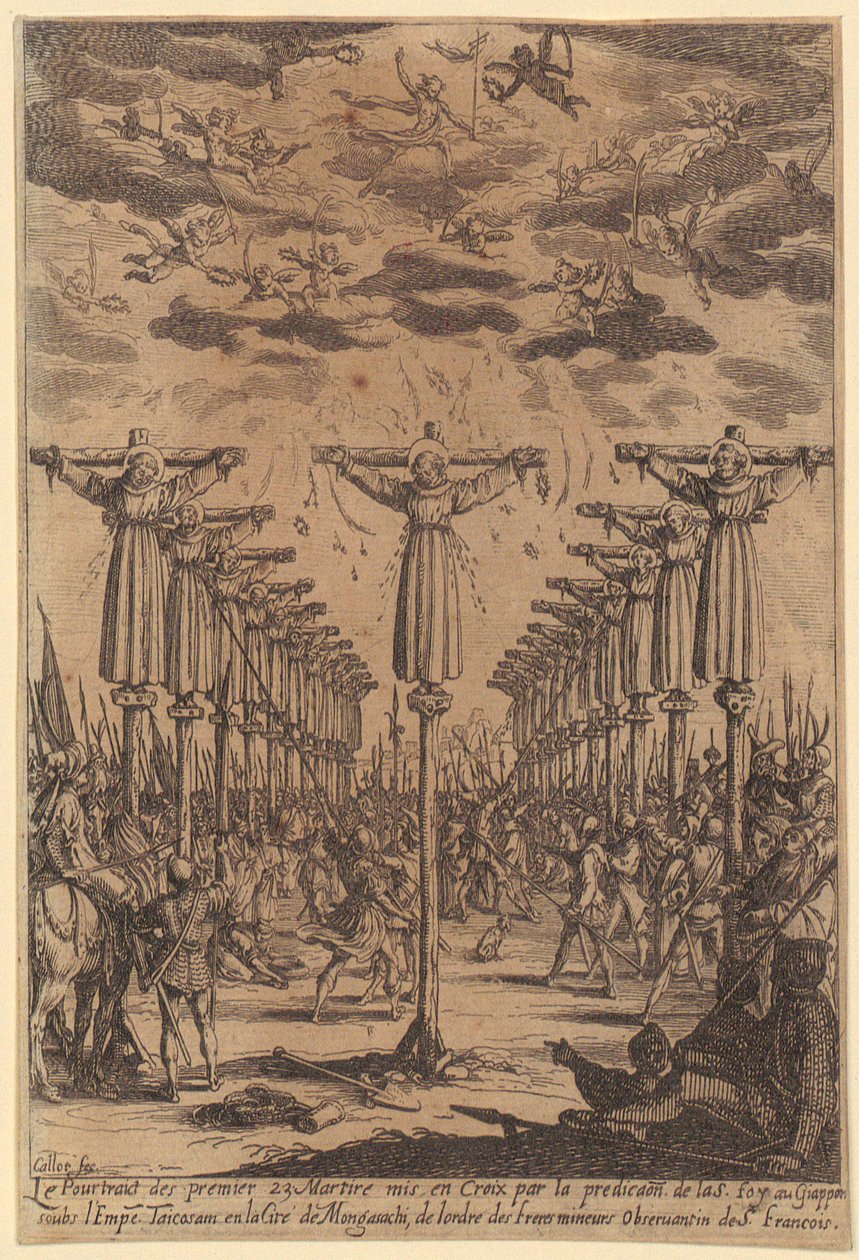 Japanin marttyyrit tekijältä Jacques Callot