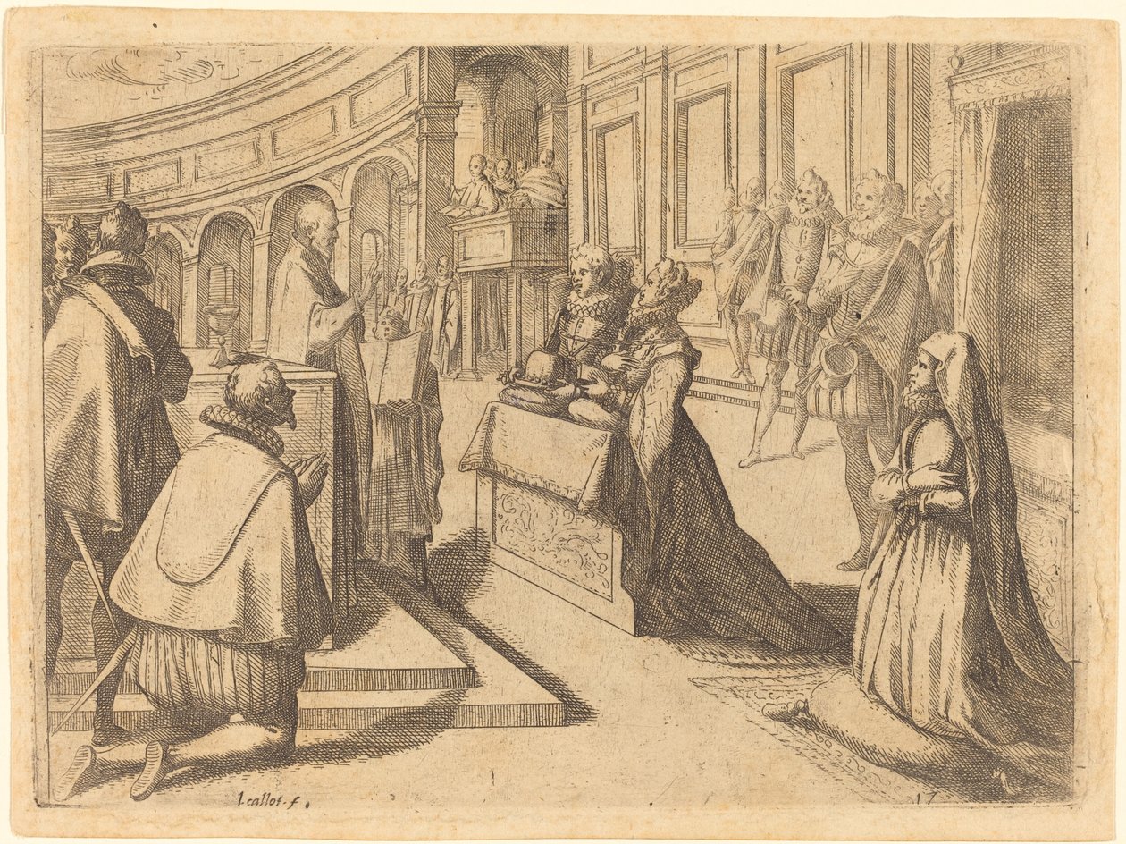 Margaret Itävallan ja Filip III avioliitto tekijältä Jacques Callot