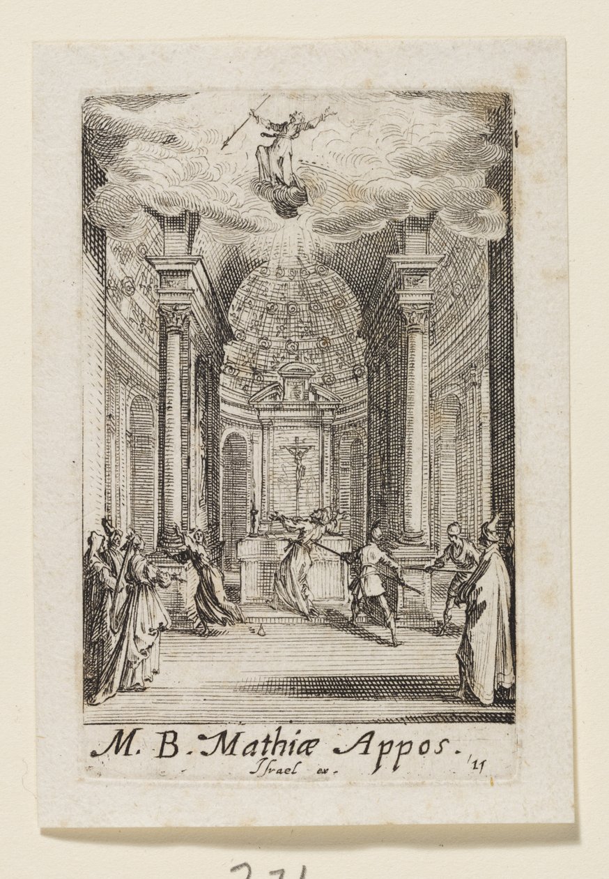 Apostoli Matteus tekijältä Jacques Callot