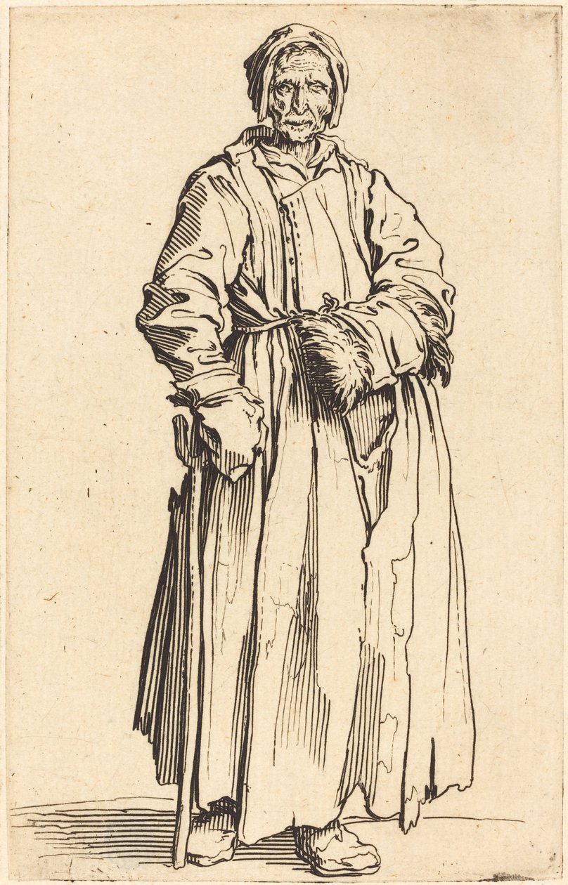 Yksisilmäinen nainen tekijältä Jacques Callot