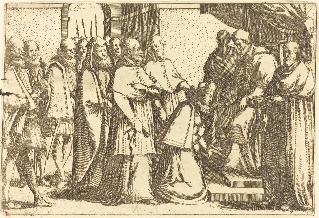 Paavin yleisö tekijältä Jacques Callot