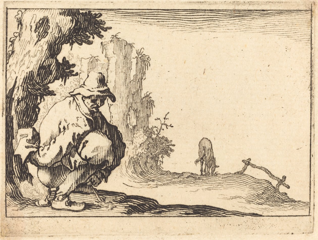 Talonpojan ulostaminen tekijältä Jacques Callot