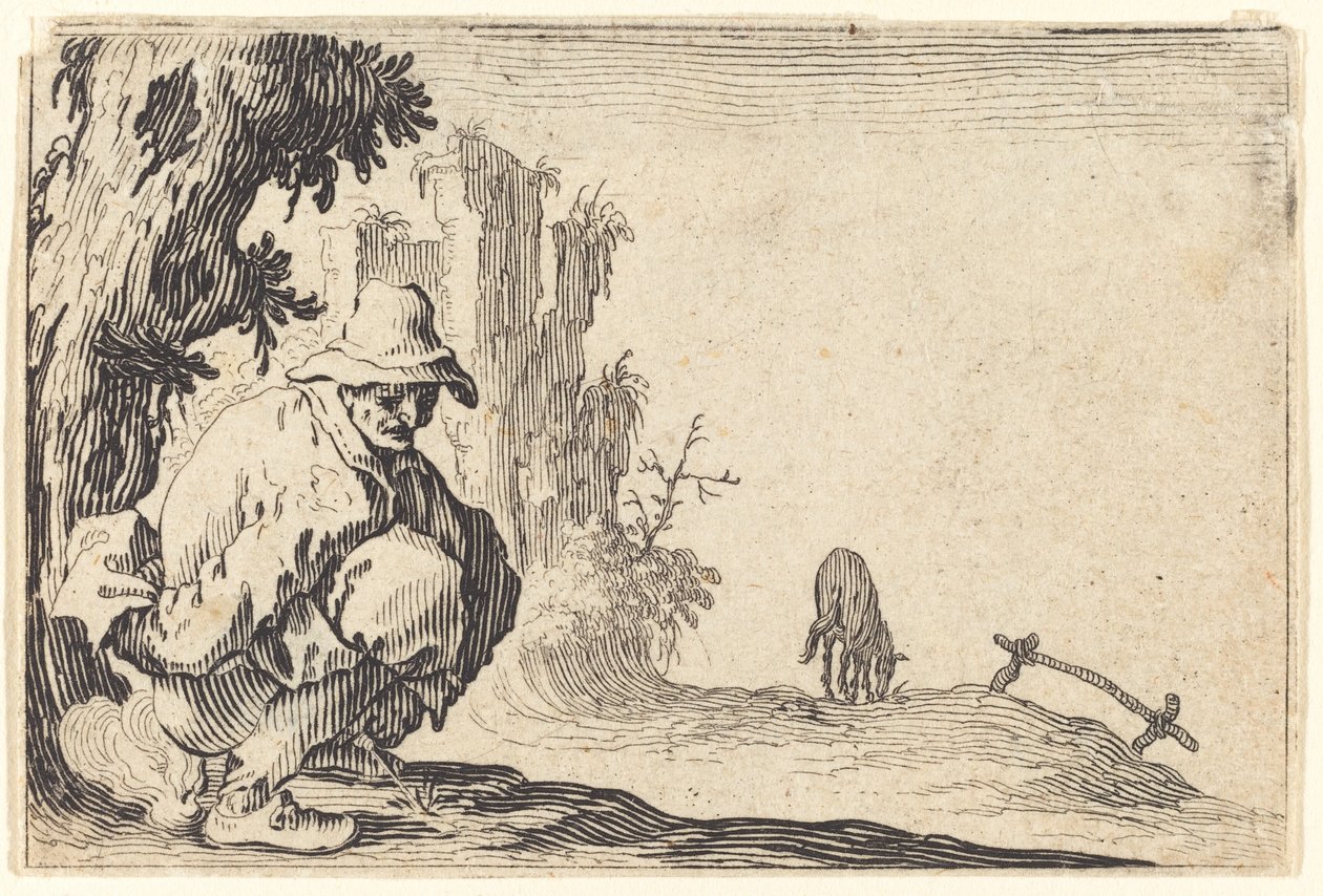 Talonpojan ulostaminen tekijältä Jacques Callot