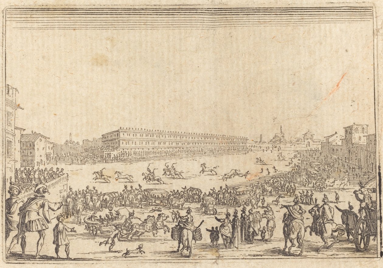 Piazza Porta al Pratolla tekijältä Jacques Callot