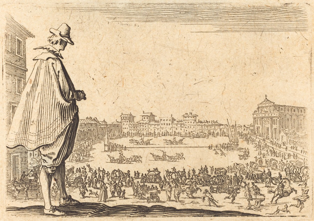 Piazza Santa Maria Novella, Firenze tekijältä Jacques Callot
