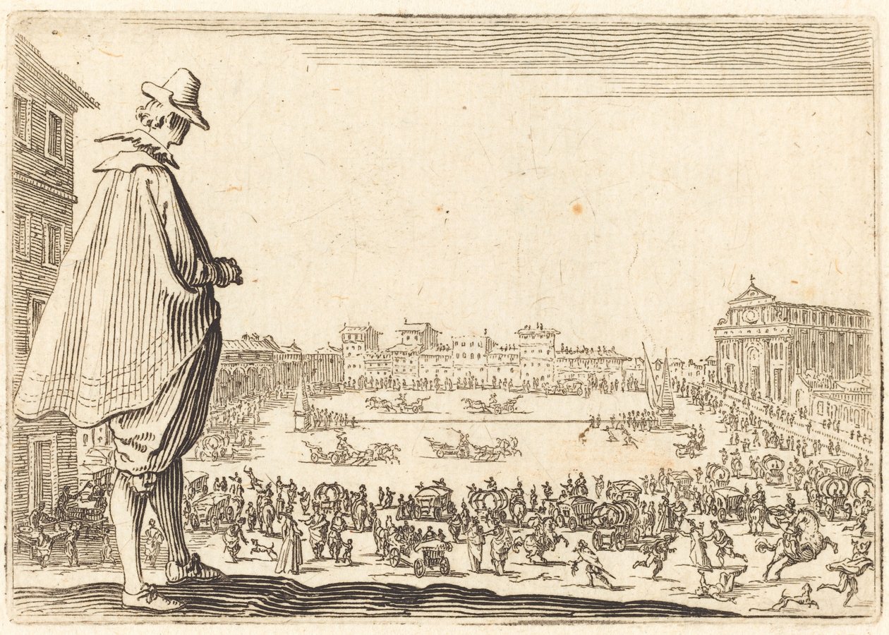 Piazza Santa Maria Novella, Firenze, n. 1622. tekijältä Jacques Callot