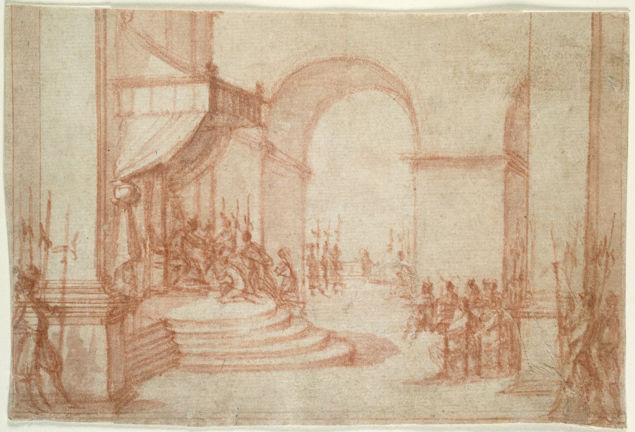 Pilatus pesee kätensä tekijältä Jacques Callot