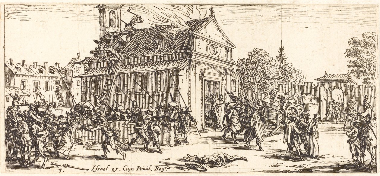 Luostarin ryöstäminen tekijältä Jacques Callot