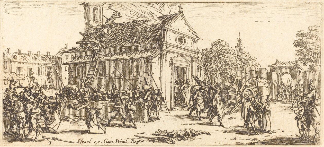 Luostarin ryöstäminen tekijältä Jacques Callot