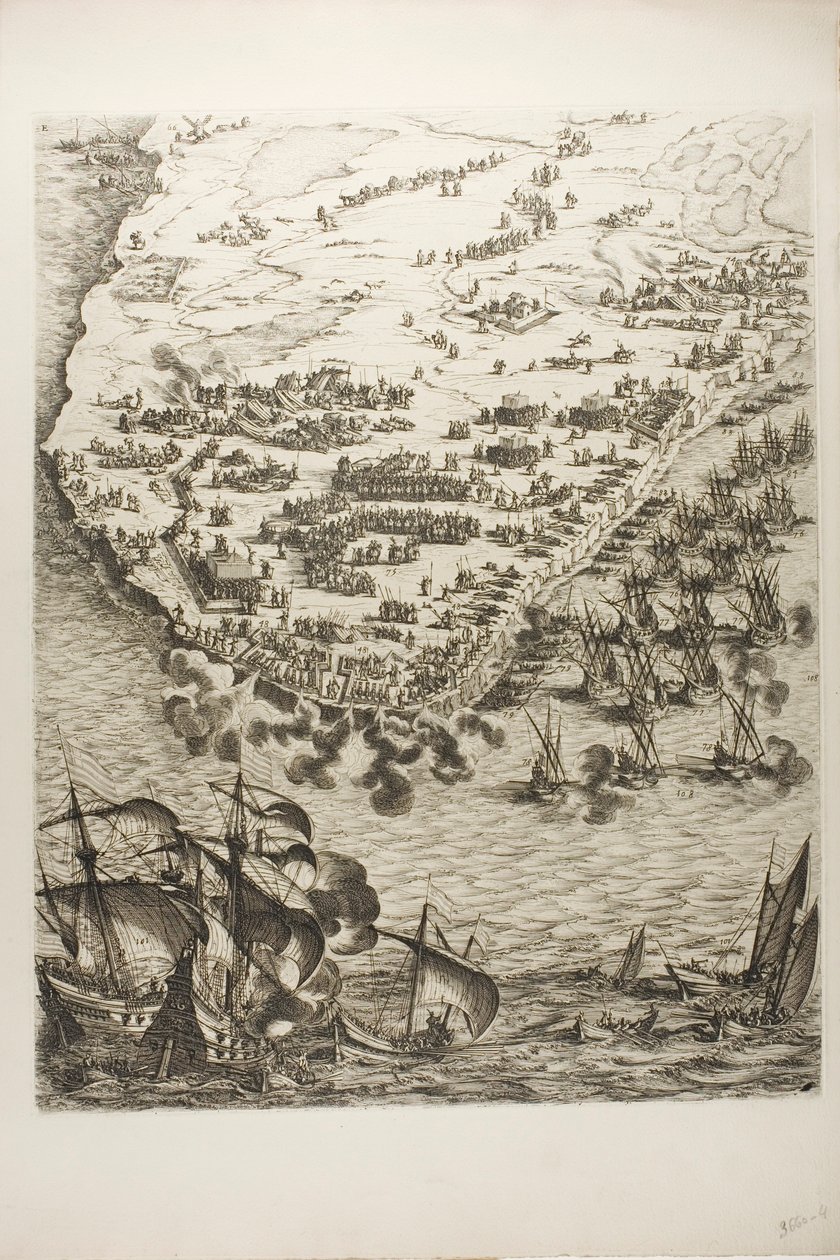 Levy neljä La Rochellen piirityksestä tekijältä Jacques Callot
