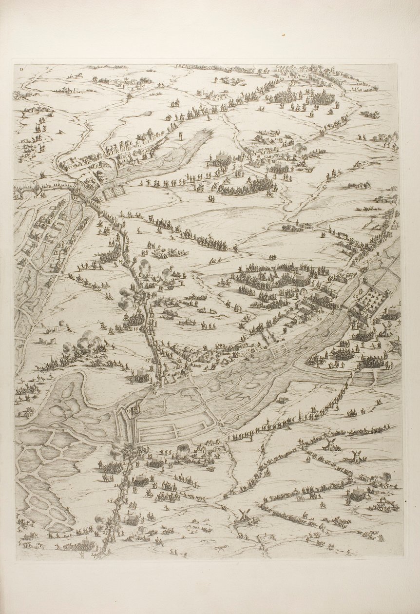Kolmas levy La Rochellen piirityksestä tekijältä Jacques Callot