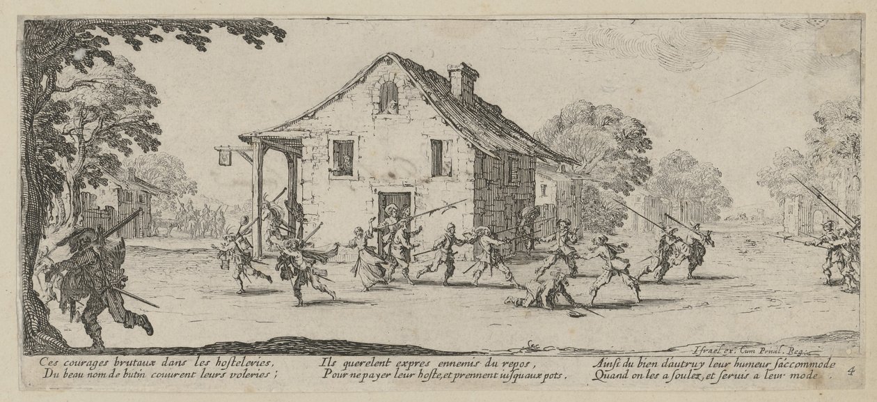Ryöstö, sarjan ”Sodan kauhut” 4. osa tekijältä Jacques Callot