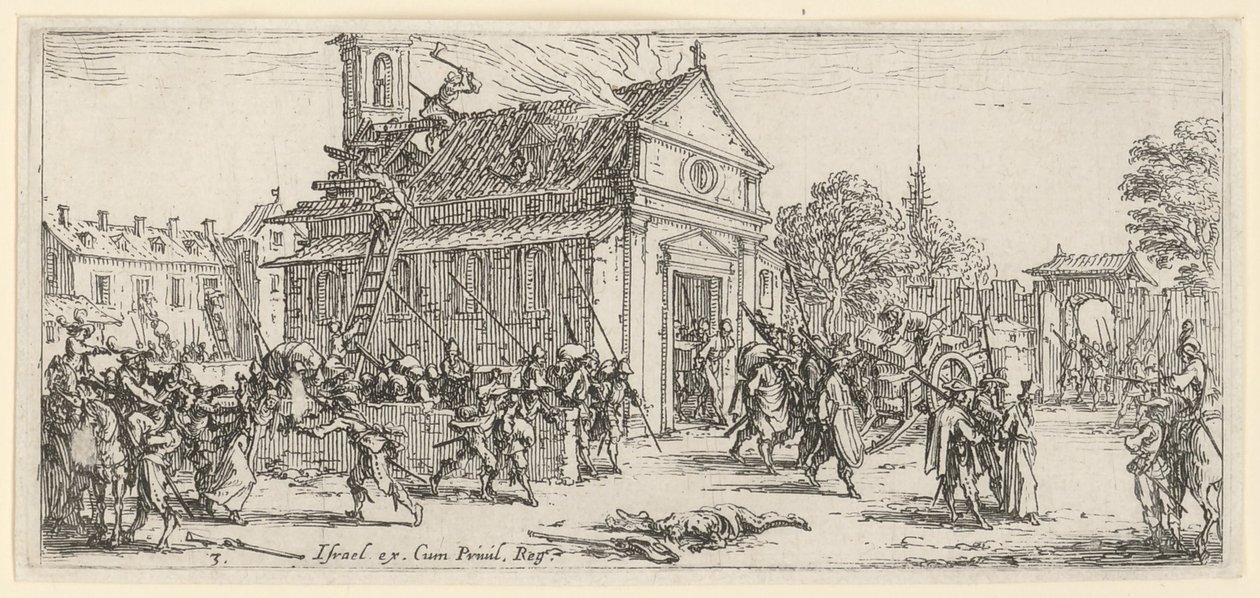 Luostarin ryöstö tekijältä Jacques Callot