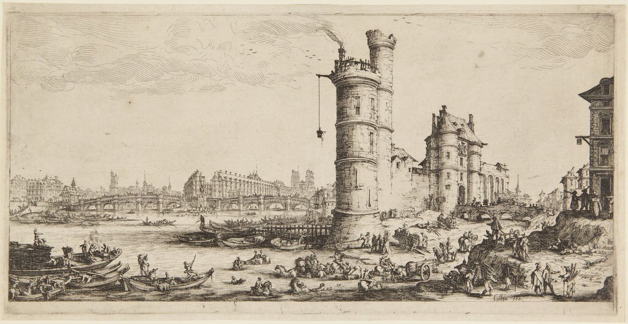 Pont-Neuf tekijältä Jacques Callot