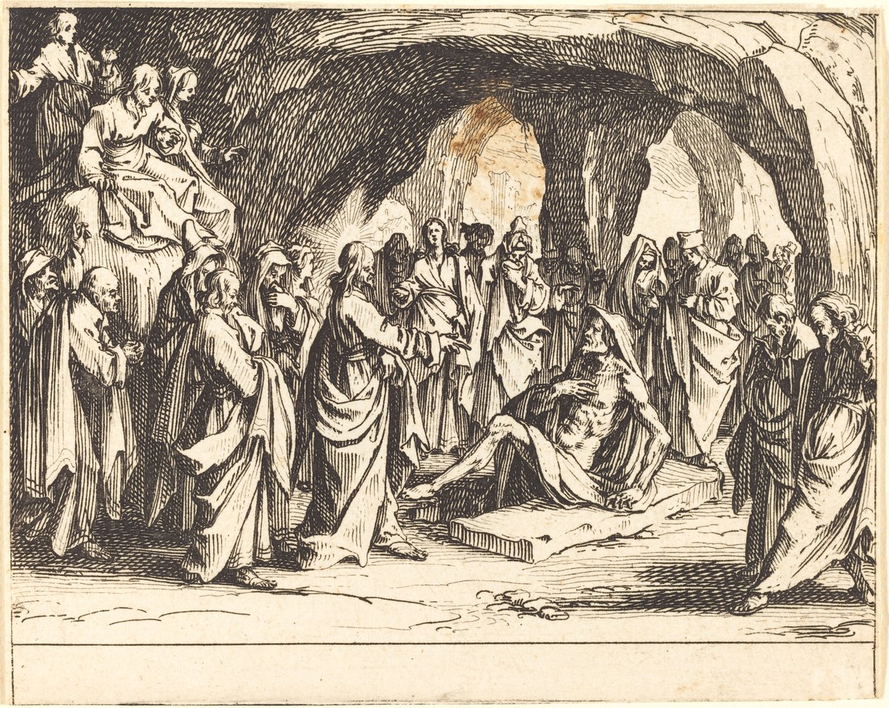 Resurrecció de Làzaro finlandès tekijältä Jacques Callot