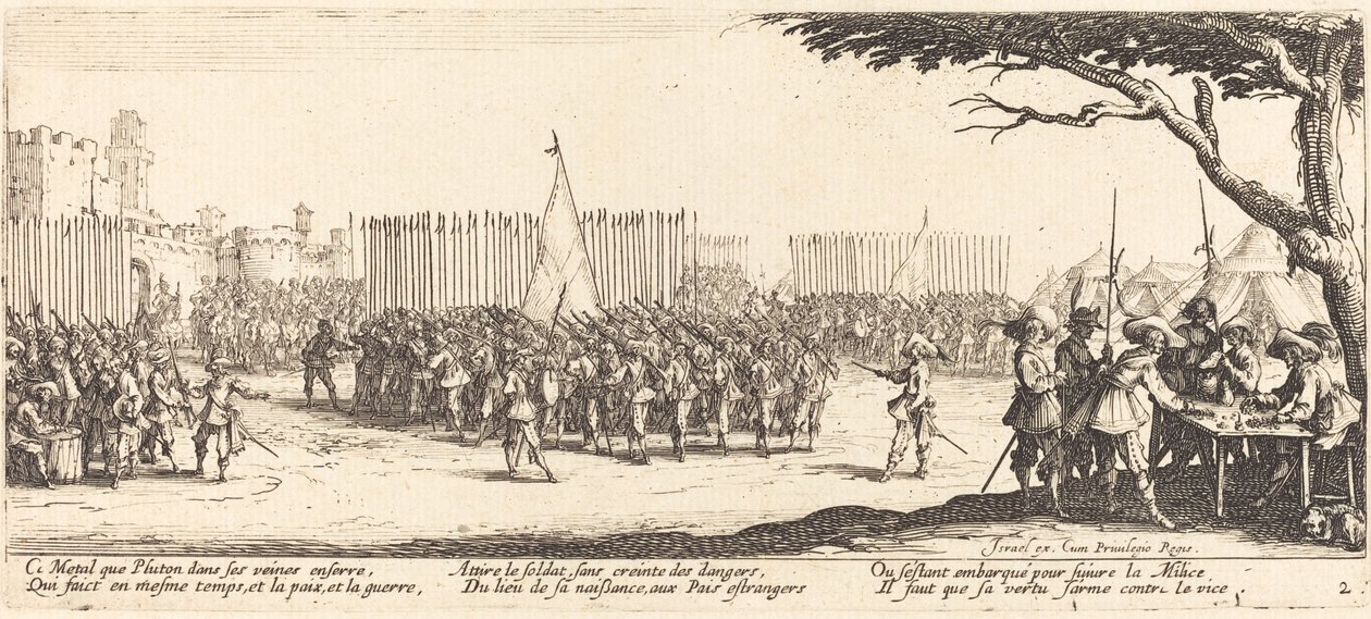 Joukkojen rekrytointi tekijältä Jacques Callot