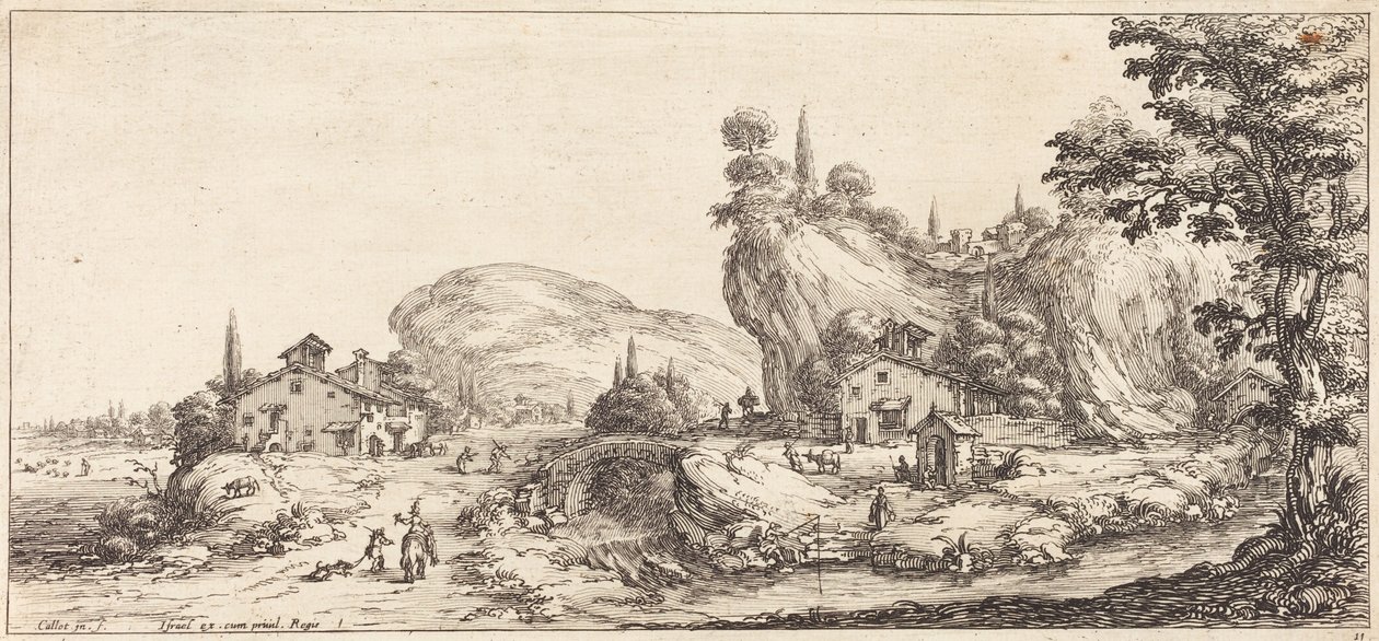 Paluu kotiin metsästysretkeltä tekijältä Jacques Callot