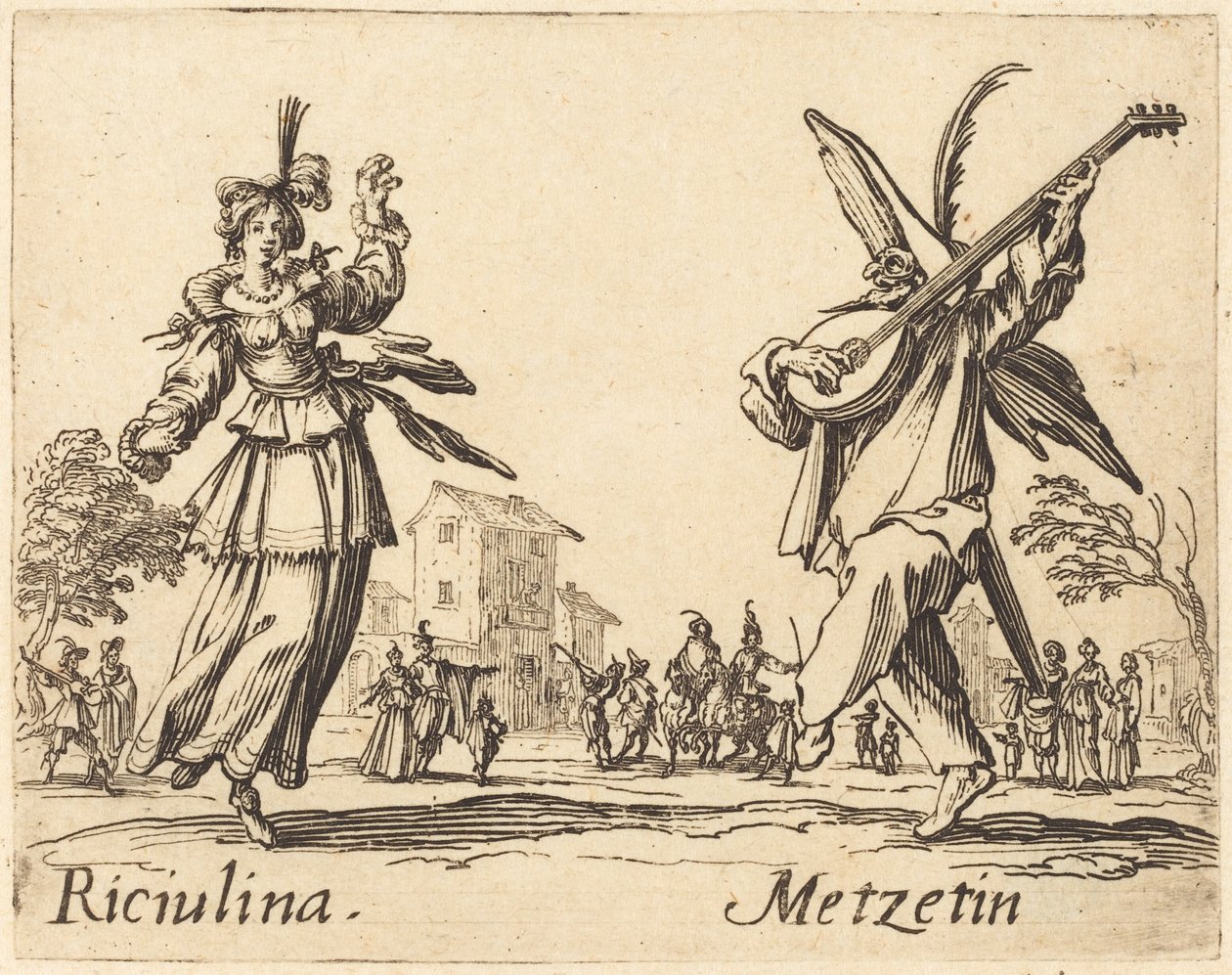 Riciulina ja Metzetin tekijältä Jacques Callot