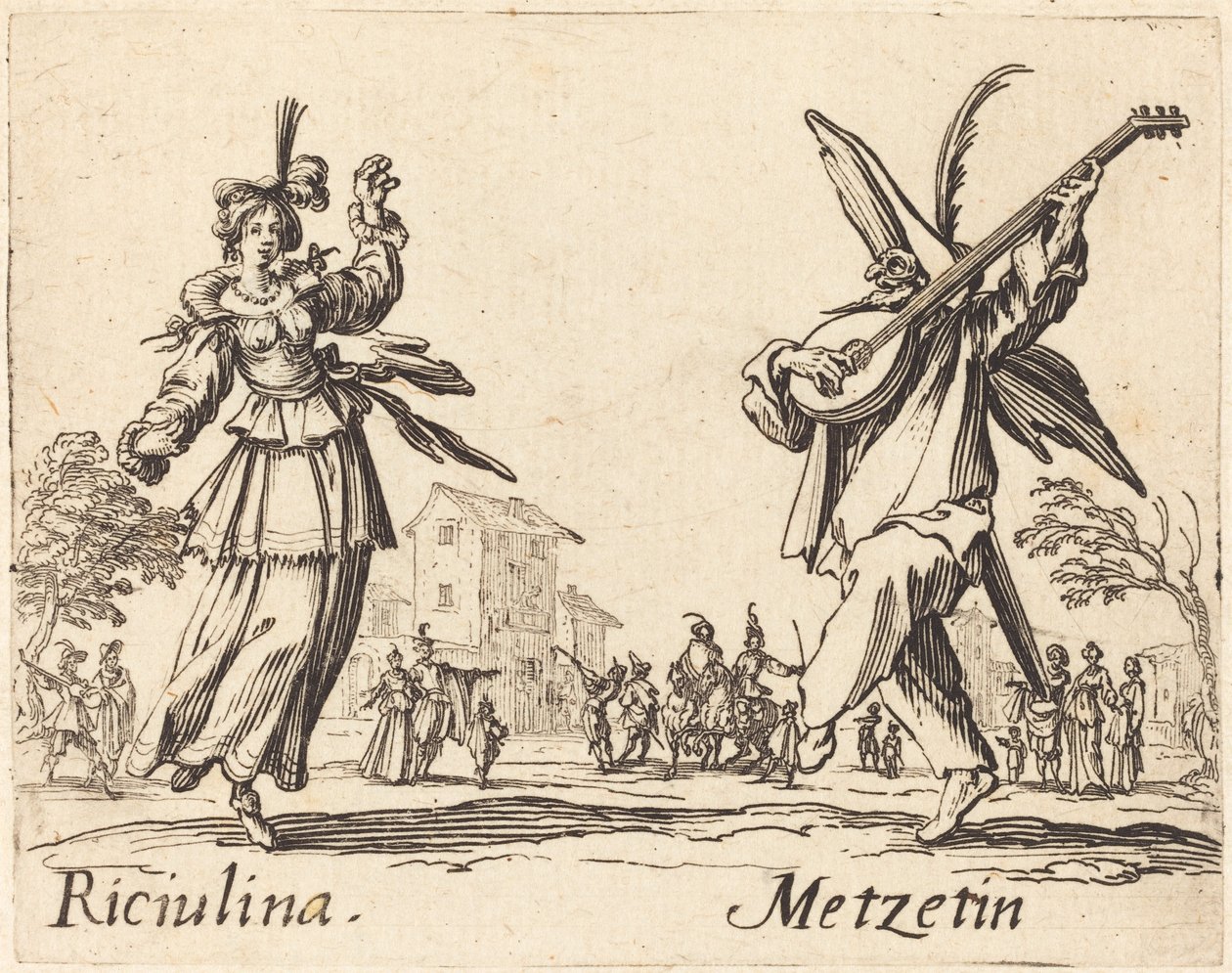 Riciulina ja Metzetin tekijältä Jacques Callot