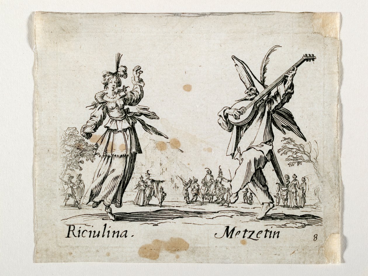 Riculina ja Metzetin, Commedia dell