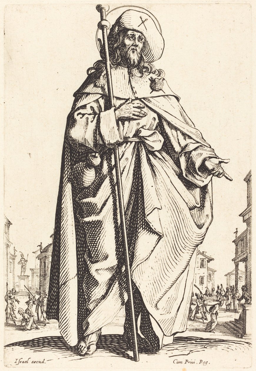 Pyhä Jaakko Suuri tekijältä Jacques Callot