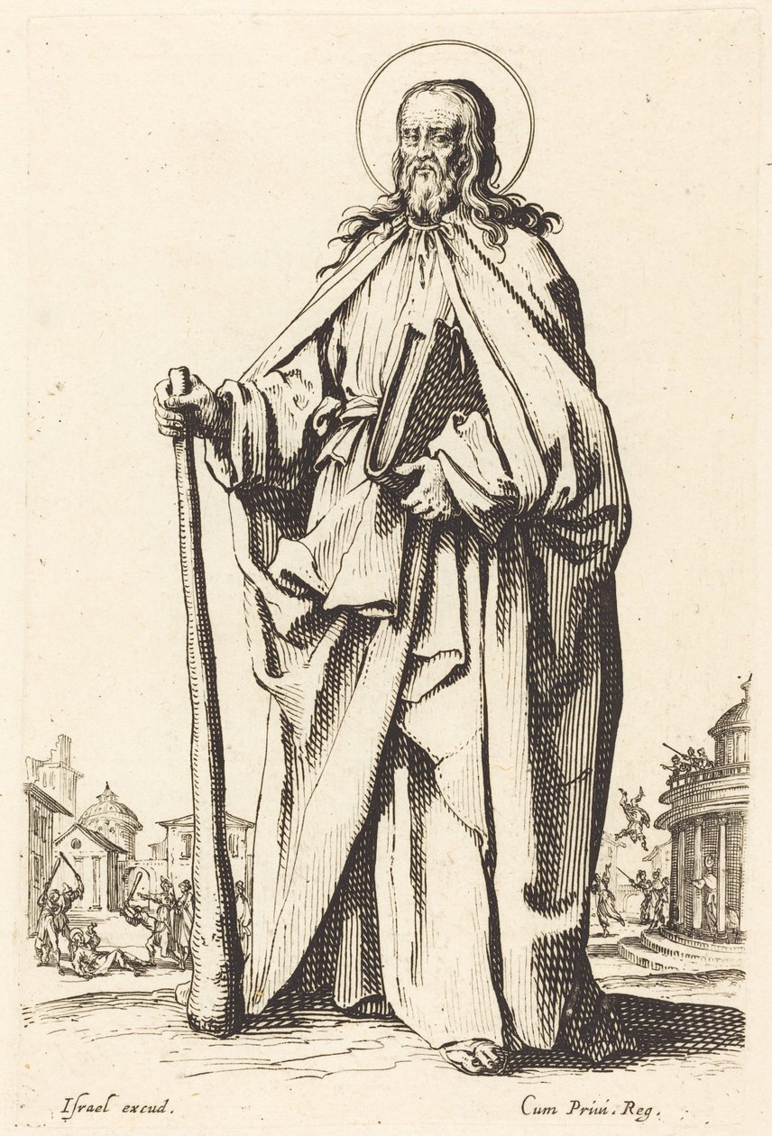 Pyhä Jaakob nuorempi tekijältä Jacques Callot