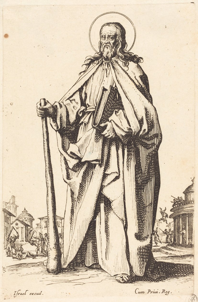 Pyhä Jaakob nuorempi tekijältä Jacques Callot